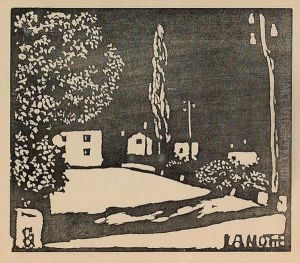 La Notte Ii. by Giovanni Giacometti