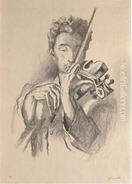 Der Violinspieler - view 1