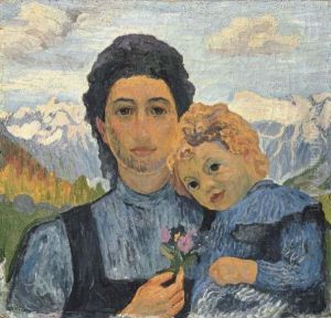 Annetta Und Alberto by Giovanni Giacometti