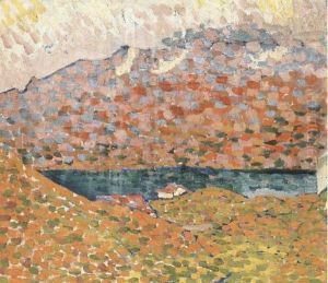 Blick Auf Silsersee Und Piz Corvatsch by Giovanni Giacometti