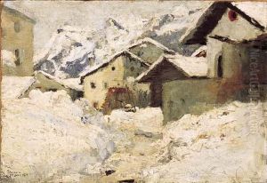 Stampa Im Winter by Giovanni Giacometti