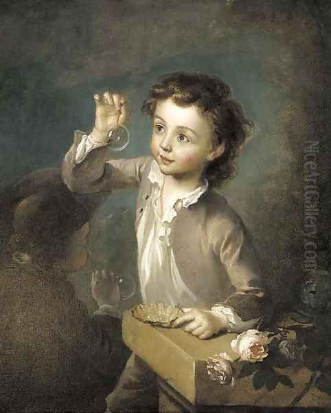 Blowing bubbles - view 1