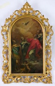 Spirito Santo Con L' Arcangelo 
Michele, S. Pietro Martire, S. Lorenzo E S. Domenico Guzman