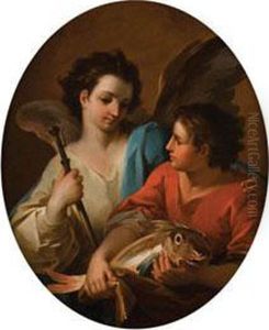 Tobiolo E L'angelo by Corrado Giaquinto