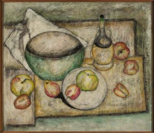 Still Life with a Green Bowl and Fruit