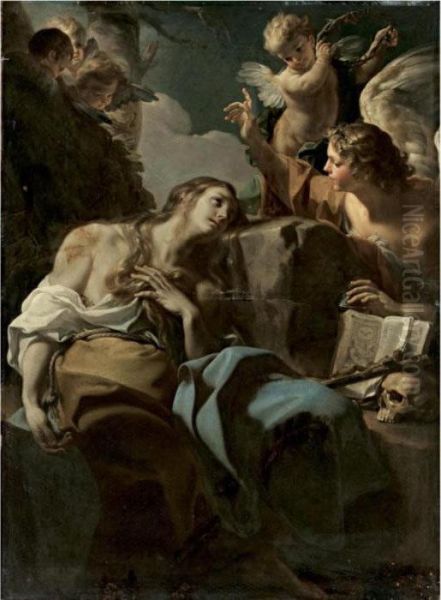 The Penitent Magdalene by Corrado Giaquinto