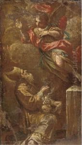 An Angel Appearing To A Bishop In A Vision: A Fragment