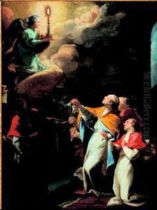 Bozzetto Di Scena Sacra by Corrado Giaquinto