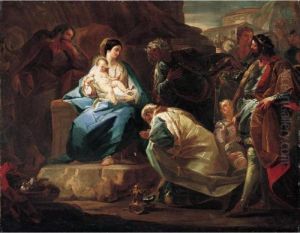 The Adoration Of The Magi by Corrado Giaquinto