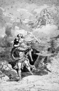 The Abduction Of Helen by Corrado Giaquinto