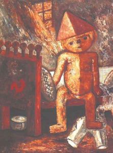 Little Boy on a Bed