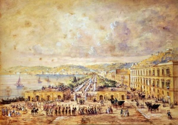 I Sovrani Offrono Il Pranzo Al Popolo Di Napoli Nella Villa Reale Di Chiaia - view 1