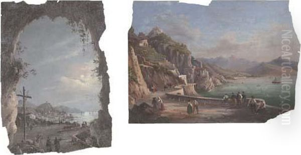 Amalfi Dalla Grotta Dei Cappuccini ; And A Promenade On The Amalfi Coast - view 1