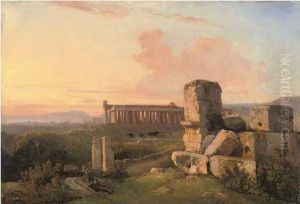 Ruins At Paestum