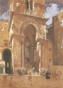 Campanile Della Cattedrale Di Gaeta by Giacinto Gigante