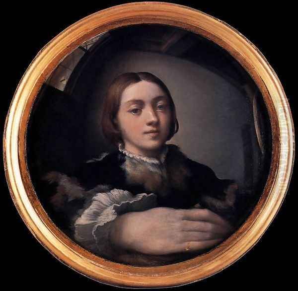 Self-portrait in a Convex Mirror c. 1524 - view 1