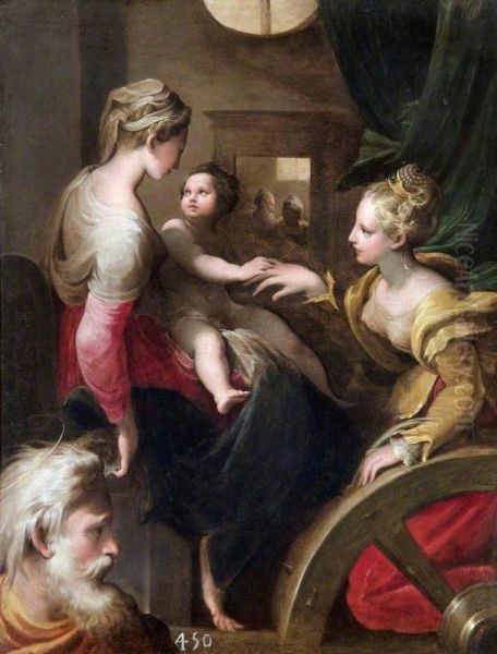The Mystic Marriage of Saint Catherine 1525-27 - view 1