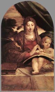 Madonna and Child c. 1525 by Girolamo Francesco Maria Mazzola (Parmigianino)