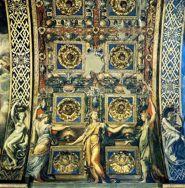 Wise Virgins, Allegorical Figures And Plants - view 1