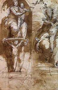 Two Studies of the Virgin and Child, before 1526