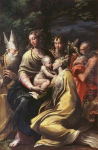Madonna and Child with Saints, c.1529 2
