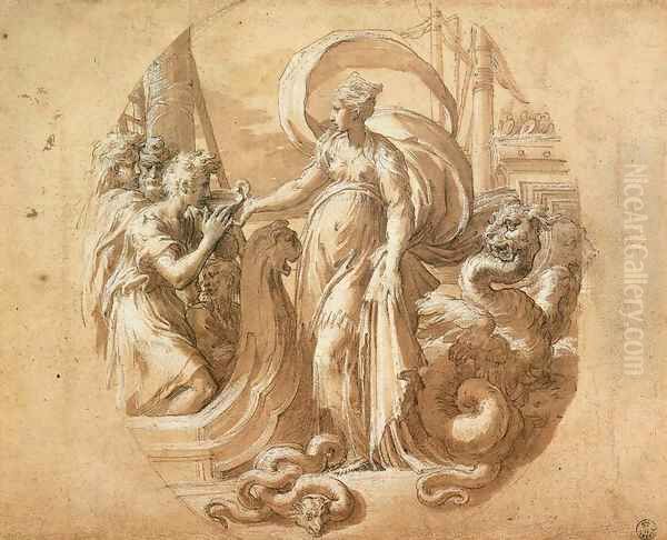 Circe and the Companions of Ulysses - view 1