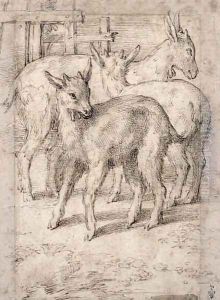Study for Three Kids before a Fence, after 1530