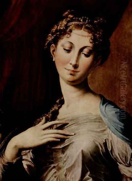Madonna dal Collo Lungo (Madonna with Long Neck) (detail) - view 1