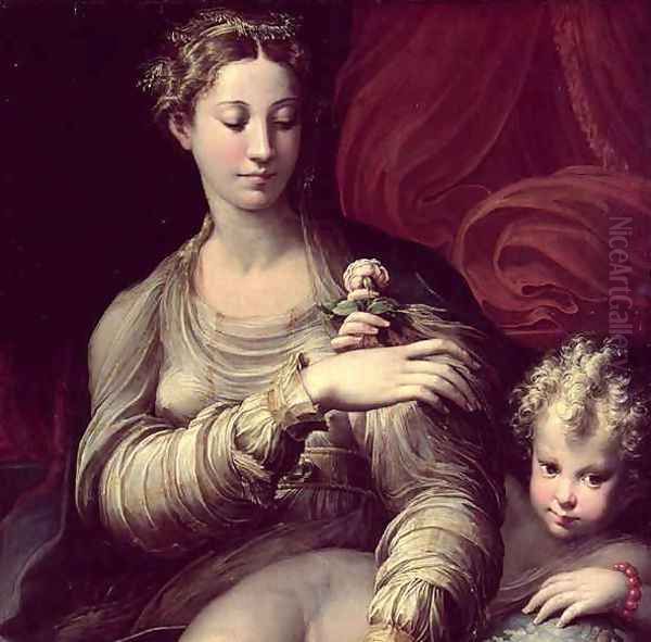 Madonna of the Rose, 1528-30 2 - view 1