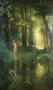 Baigneuse Dans La Foret by Victor-Gabriel Gilbert