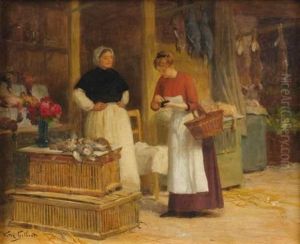 La Marchande De Volaille by Victor-Gabriel Gilbert