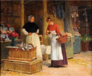 La Marchande De Volailles by Victor-Gabriel Gilbert