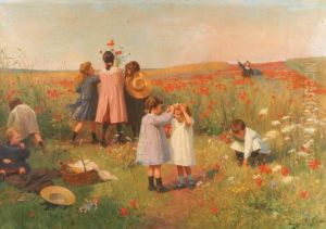 Le Champ Fleuri by Victor-Gabriel Gilbert