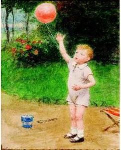 Jeune Garcon Au Ballon
