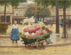 Flower Seller Place Du Theatre Francais