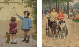 Young Artist And The Promenade