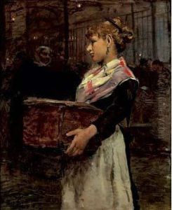 La Marchande Aux Halles by Victor-Gabriel Gilbert