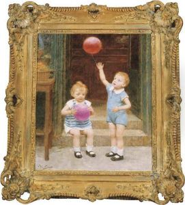 Birthday Party Preparations by Victor-Gabriel Gilbert