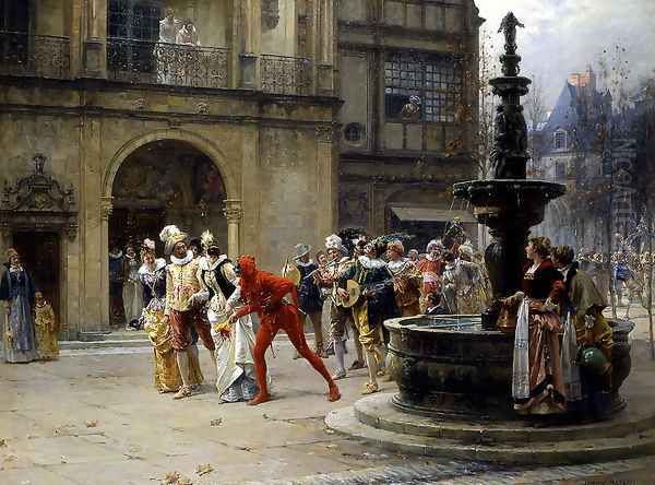 A Masquerade in XVII century - view 1