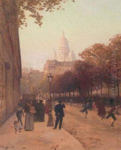 Place D'anvers Et Le Sacre Coeur, Paris