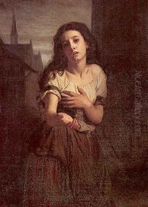 A Beggar Woman 1861 by Hugues Merle