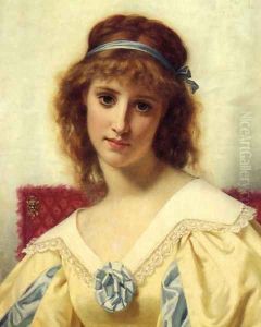 Portrait of a Young Beauty by Hugues Merle