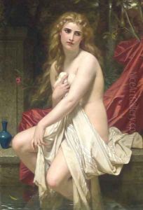 Susannah at her Bath by Hugues Merle