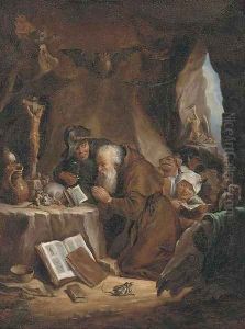 The Temptation of Saint Antoine by Hugues Merle