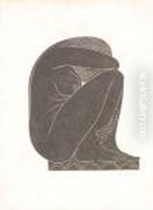 Crouchingnude by Eric Gill