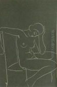 Seated Nude by Eric Gill