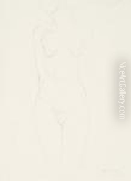 Standing Female Nude - view 1