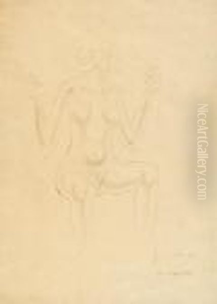 Nude With Arms Raised - view 1