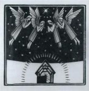 Cantet Nunc Lo (christmas Card) by Eric Gill