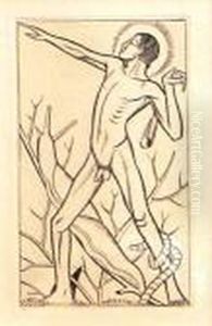 Wood Engraving, 12 X 7cm (illus.) by Eric Gill